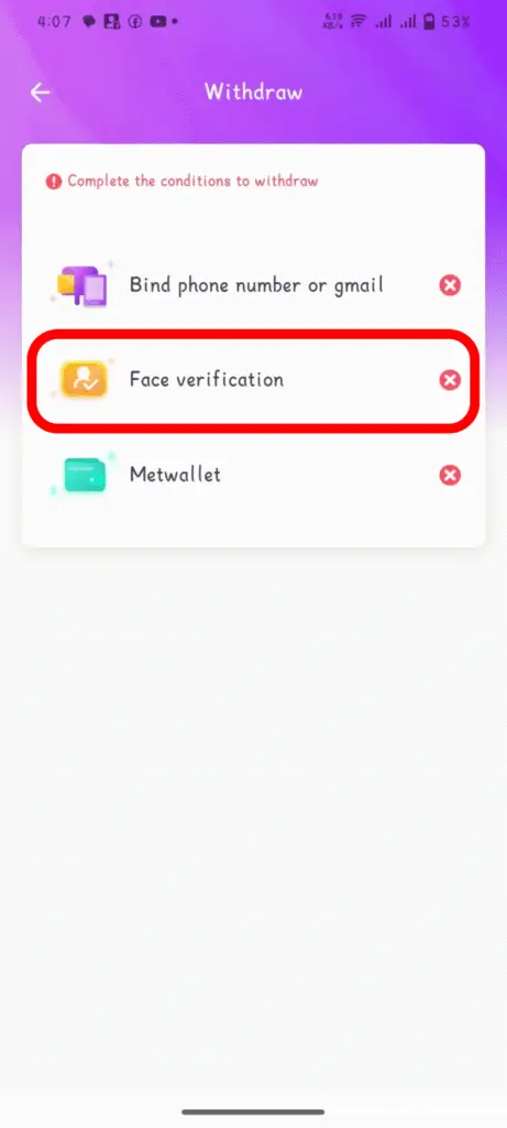 Chamet Face Verification (Screenshots) 3