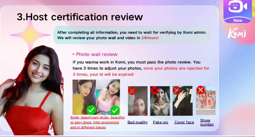Komi Live Agency Registration – Apply Online as Host or Agent (2025)